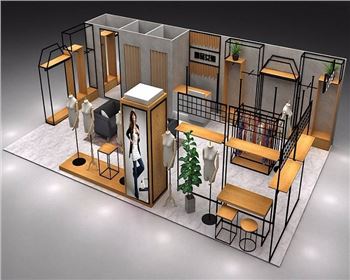 河南女裝展柜廠家分享服裝店專業(yè)陳列的六要點