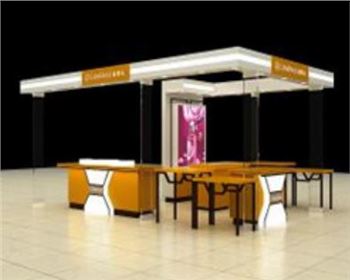 化妝品展柜布局結(jié)構(gòu)